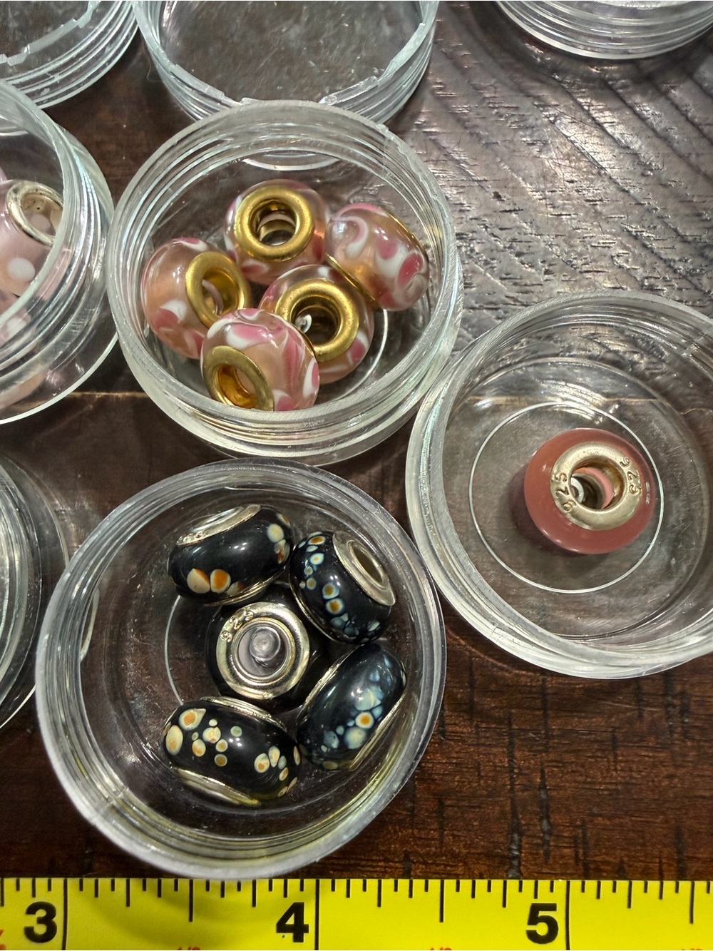 Mixed Glass European-Style Charm Beads - Multicolor Set - Picture 4 of 9